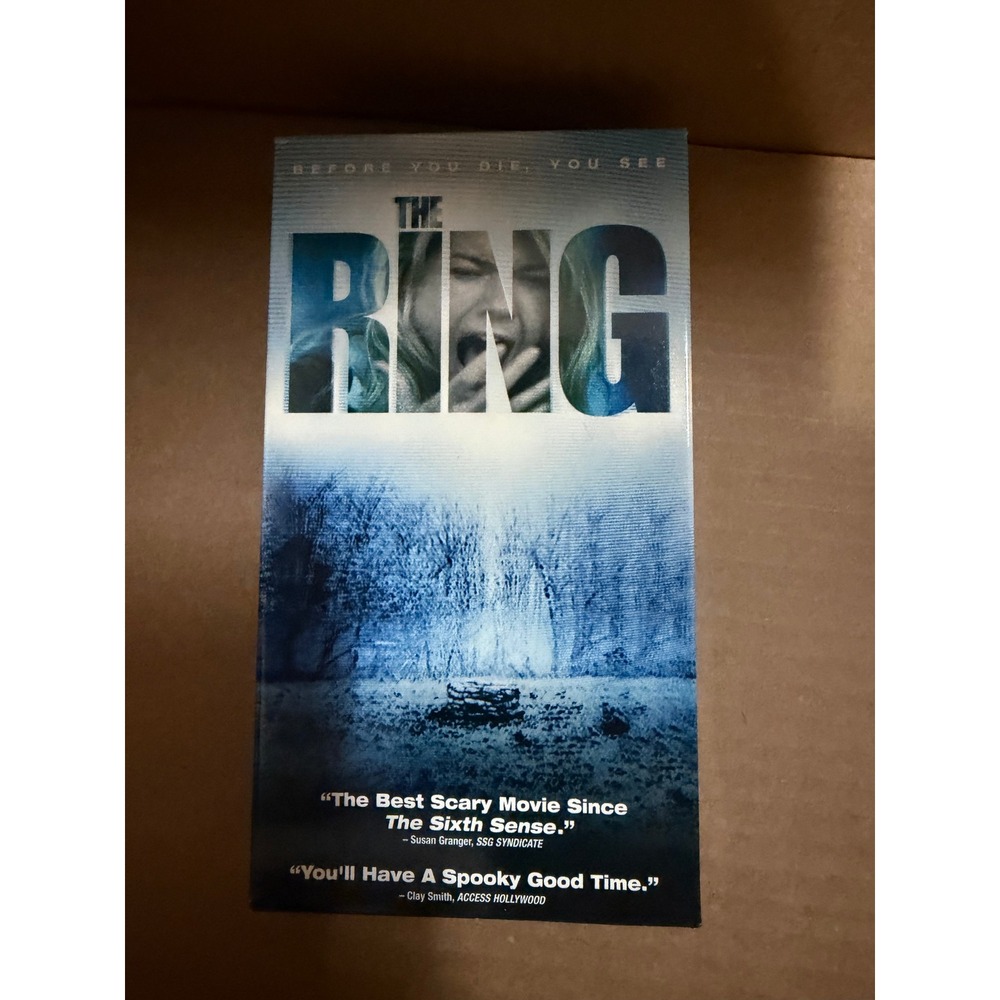 The Ring VHS 2002 Horror Movie Naomi Watts DreamWorks Home Entertainment